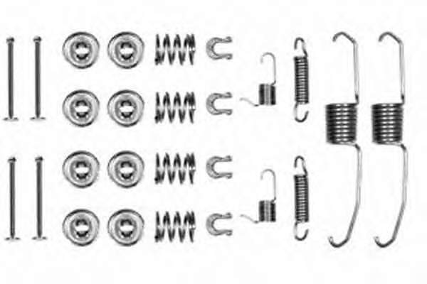 Kit de montagem das sapatas traseiras de tambor D3937A Autofren