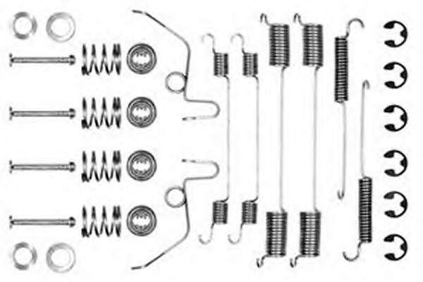 Kit de reparação dos freios traseiros 1050642 Quick Brake