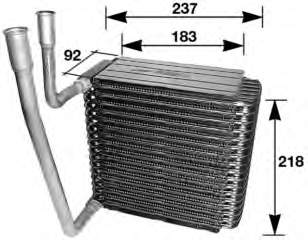 Vaporizador de aparelho de ar condicionado 9171782 Volvo