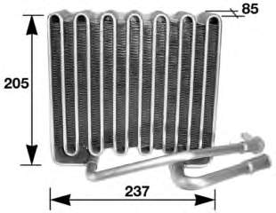 Vaporizador de aparelho de ar condicionado 92006 Nissens