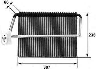 Vaporizador de aparelho de ar condicionado para Mercedes E (W210)