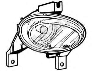 Фара противотуманная правая 085753 VALEO