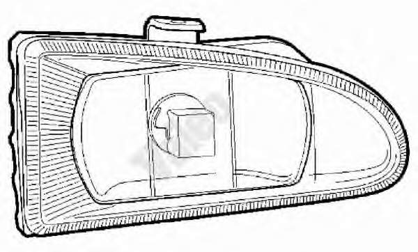 Luzes de nevoeiro direitas para Ford Fiesta (J5S, J3S)