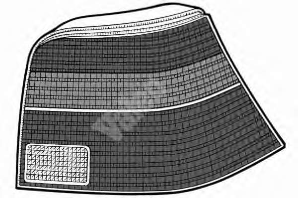 1J6945112N VAG lanterna traseira direita