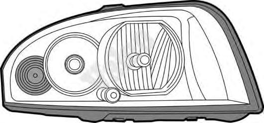 8Z0941003 Market (OEM) luz esquerda