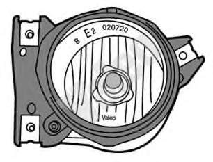 088015 VALEO luzes de nevoeiro direitas