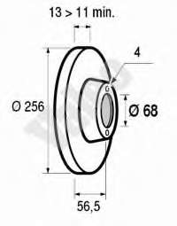 8571410 Brembo disco do freio dianteiro