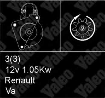7700260710 Renault (RVI) motor de arranco
