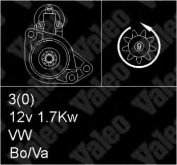 CS136 HC Parts motor de arranco