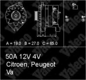 Gerador para Citroen C25 (280,290)