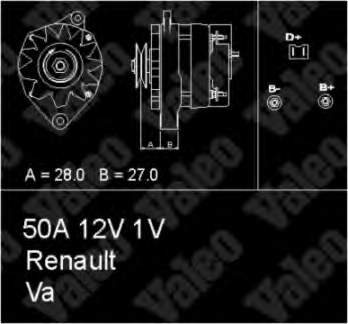 7701499451 Renault (RVI) gerador