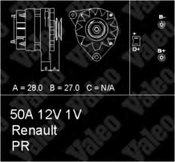 7701499448 Renault (RVI) gerador
