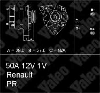 5491104 Peugeot/Citroen gerador