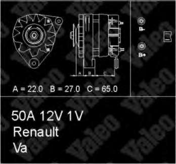 Gerador 433430 VALEO