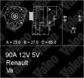 7701499238 Renault (RVI) gerador