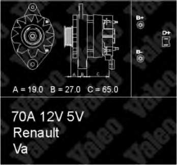7701499250 Renault (RVI) gerador