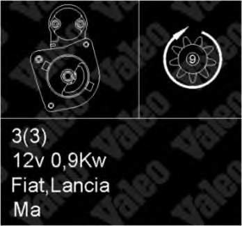 46431502 Fiat/Alfa/Lancia motor de arranco