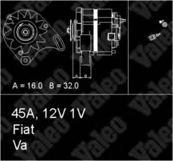 5999868 Fiat/Alfa/Lancia gerador