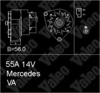 A0061541502 Mercedes gerador