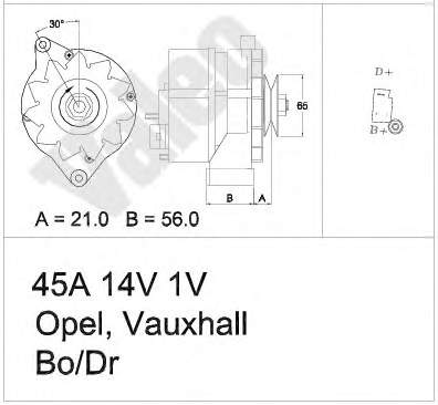 0986030811 Bosch gerador