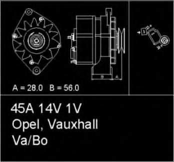 436160 VALEO генератор