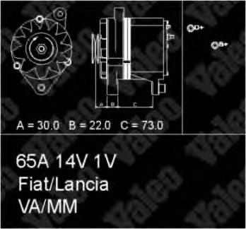 7565559 Fiat/Alfa/Lancia gerador