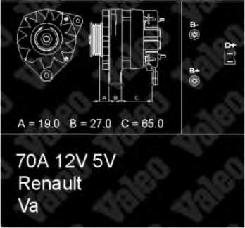 7701352043 Renault (RVI) 