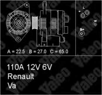 7700260899 Renault (RVI) gerador