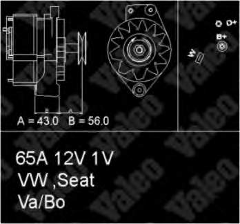 036903017LX VAG gerador