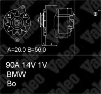 12311726603 BMW gerador