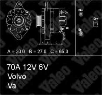 Gerador 9031311 Volvo