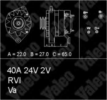 Gerador 436347 VALEO