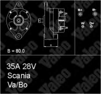 111 72 52 Scania gerador