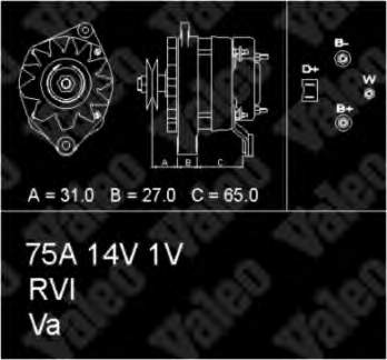 436360 VALEO gerador