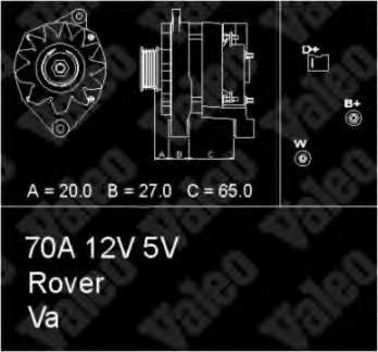 A002T34591B Mitsubishi gerador