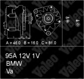 1721663 BMW gerador