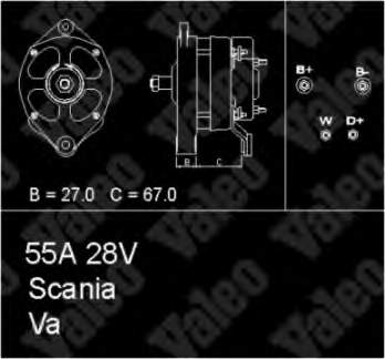 1305766 Scania gerador