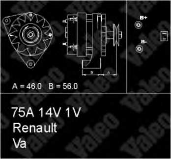 Gerador 7700612755 Renault (RVI)