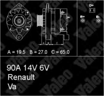 7700811399 Renault (RVI) gerador