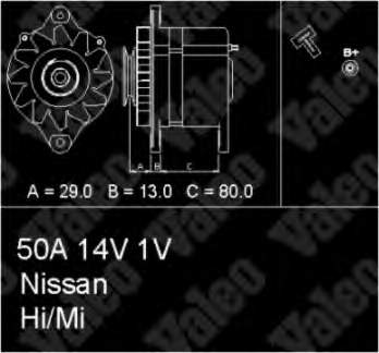 Gerador para Nissan Urvan (E24)