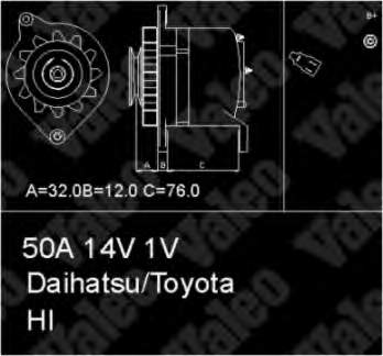 Gerador 2702061031 Toyota