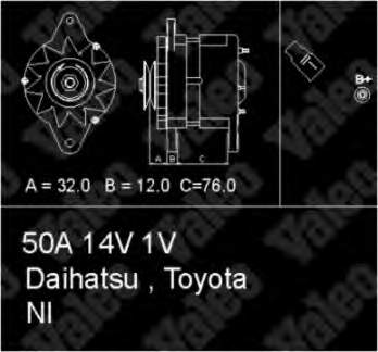 Gerador para Toyota Tercel (AL25)