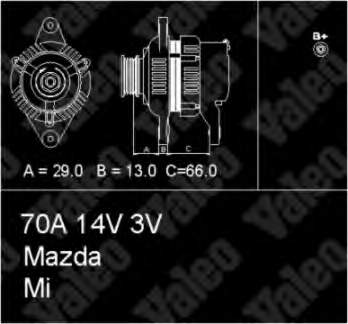 Gerador para Mazda 929 (HB)