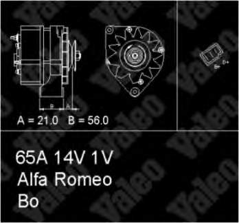 60537889 Fiat/Alfa/Lancia gerador
