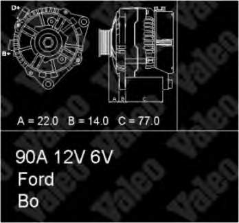 6917885 Ford gerador