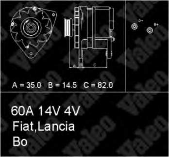 7774481 Fiat/Alfa/Lancia gerador