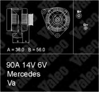 0091543002 Mercedes gerador