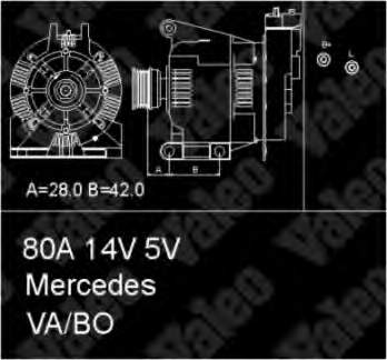 2542291A VALEO gerador