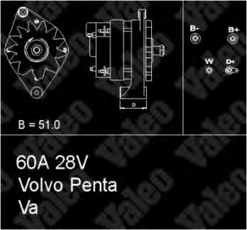 Генератор 436734 VALEO