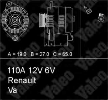 7700436671 Renault (RVI) gerador